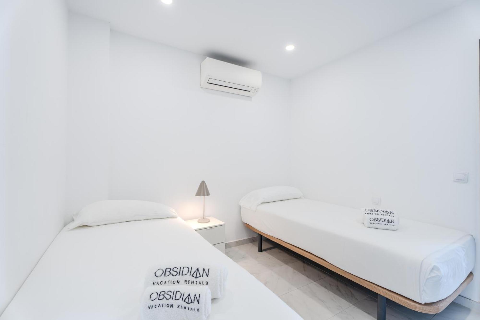 Obsidian Ocean Blue Apartment