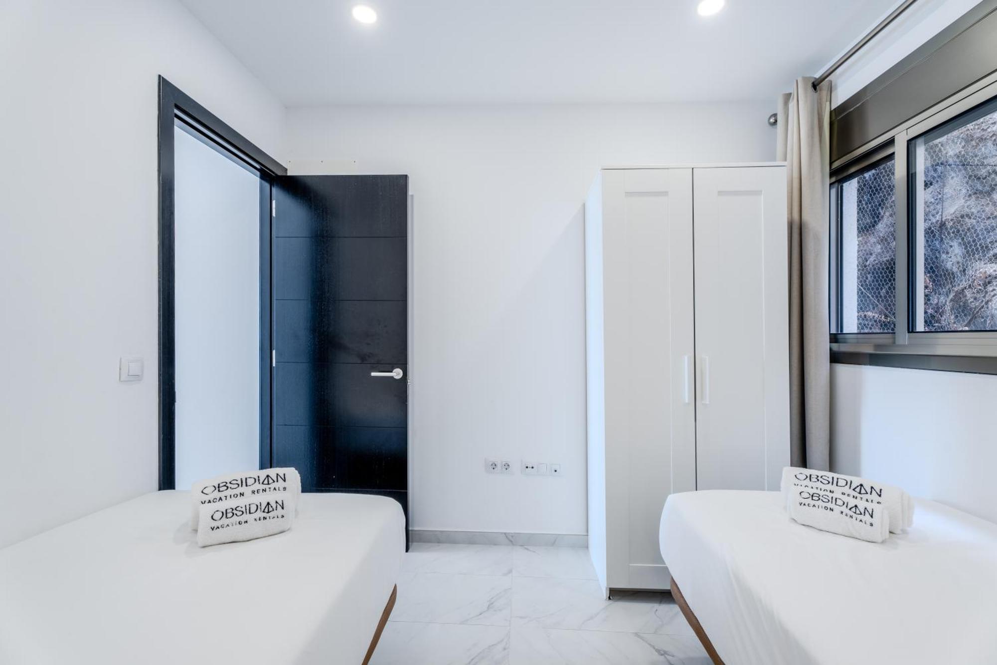 Obsidian Ocean Blue Apartment